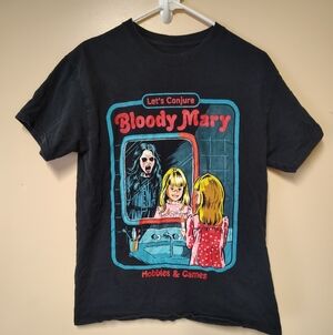 Black Bloody Mary Graphic Short Sleeve Tee